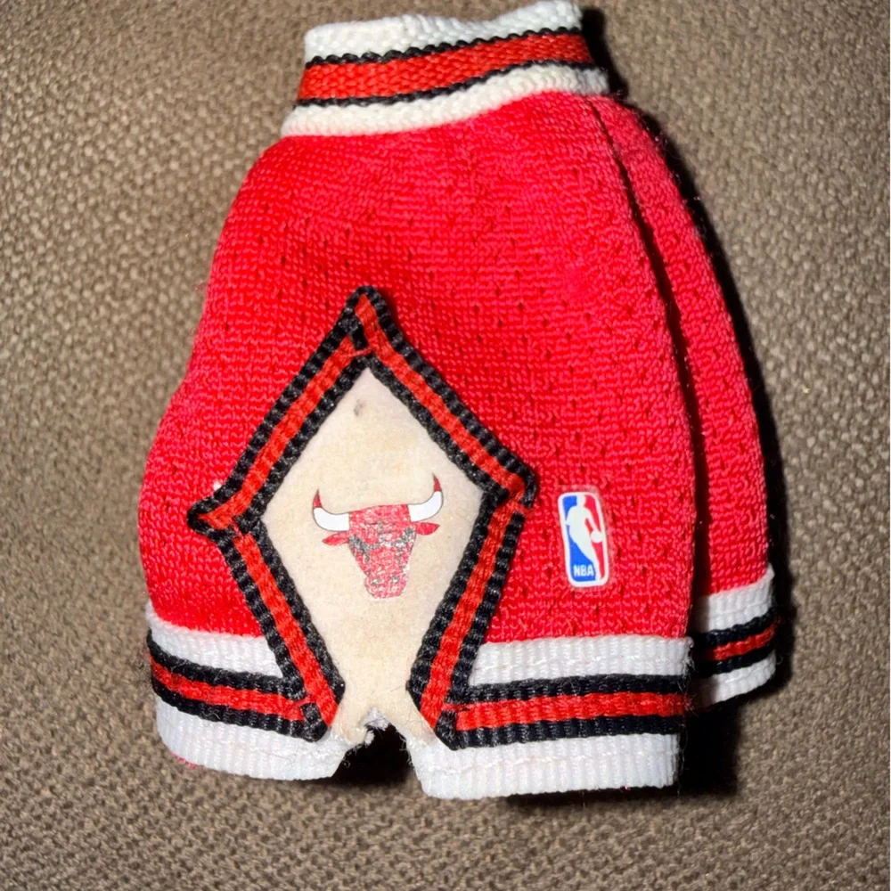 Mattel Barbie Doll Shorts Red NBA Chicago Bulls Team Elastic Band 1990’s